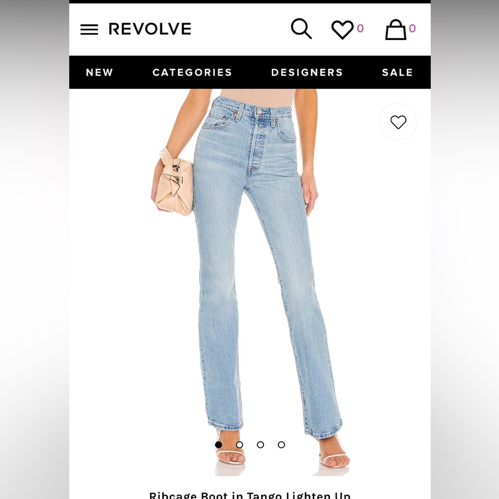 Levi’s rib cage boot size 27 unaltered